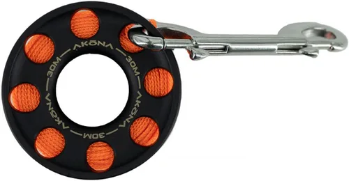 Miniatura 4 de AKONA Boya de marcador de superficie prémium para buceo, buceador de señales, buceo SMB y boya para superficie, carrete de 65 pies Naranja