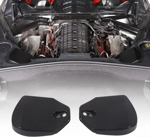 Miniatura 13 de Cubiertas de torre de puntal trasero compatibles con Chevrolet Corvette C8 2020-2023, cubierta de panel de protección de impactos de plástico ABS
