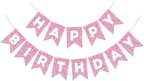 Miniatura 16 de Hooqict Cartel de feliz cumpleaños negro para telón de fondo, decoraciones de cumpleaños negras para hombres y mujeres, suministros de fiesta