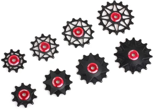 Miniatura 2 de ACEOFFIX Stone - Polea de desviador trasero para bicicleta, POM, NSK, rodamientos Jockeys 10T 12T 14T 16T para bicicleta de carretera MTB (1 pieza)