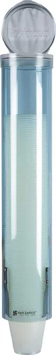 Miniatura 8 de San Jamar C4160TBL, despachador de vasos grande. Para conos de 3 a 4-1/2 onzas y copas planas tamaño 3 onzas a 5 onzas, aros 2-1/4 pulgadas a 2-7/8