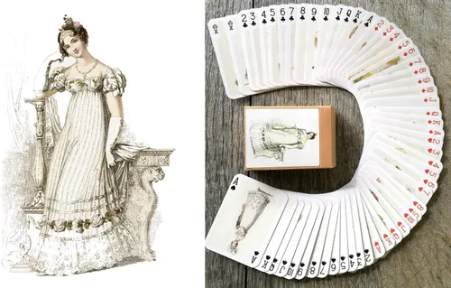 Miniatura 9 de Carteles Art Deco de moda (baraja de póquer 54 cartas todas diferentes) Vintage Fashion Belle Epoque Art Deco Carteles Artdecofashion