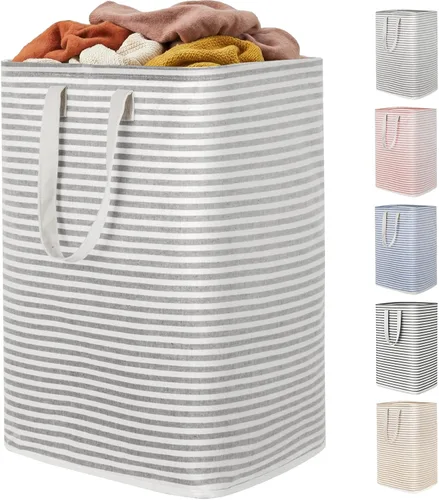 Lifewit Cesta de Ropa Sucia Grande Plegable, Cesta de Ropa Sucia Independiente Impermeable con Asas de Fácil Transporte para Almacenamiento de Ropa