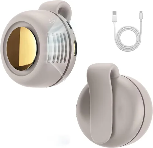 Miniatura 9 de Portable Clip on Fan, Mini Bladeless Fans for Shirts and Waist, 3-Speed Silent and Adjustable Wind Direction Rechargeable Cooling Fans, Versatile