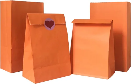 Artseen Bolsas de papel de recuerdo de fiesta para fiestas y celebraciones, bolsas de papel tratadas de 5.10 x 3.10 x 9.4 pulgadas (24 unidades)