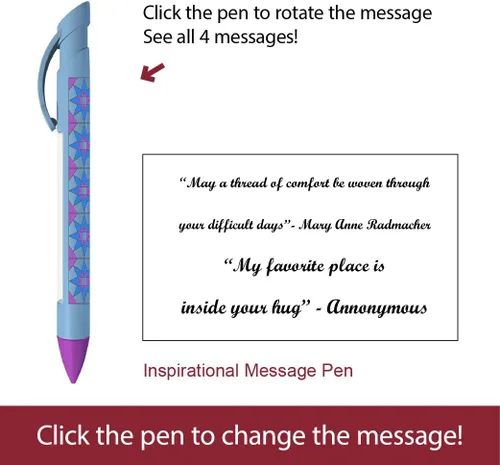 Miniatura 6 de Greeting Pen Bolígrafos inspiradores y motivacionales: confort/aliento/Hope Trio - Juego de 6 bolígrafos giratorios (36000)