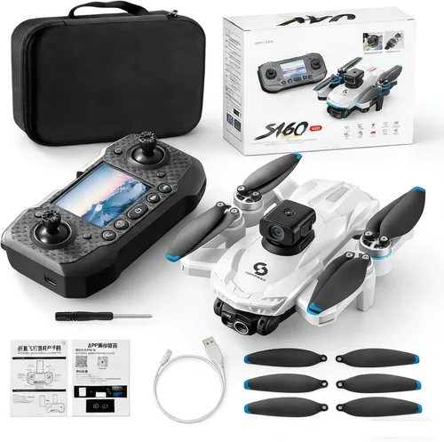 Miniatura 7 de ikaufen YL3 Mini Drone con doble cámara, flujo óptico flotante, zoom 50X, rollo de acrobacias de 360°, cuadricóptero RC para niños y principiantes