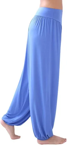 Miniatura 119 de Pantalones de algodón modal para mujer de AvaCostume, pantalones suaves para practicar yoga o deportes.