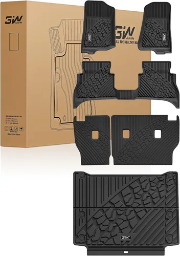 Miniatura 25 de 3W Forro de carga de ajuste personalizado para Jeep Wrangler 4XE 2021 2022 2023 2024 2025 híbrido de 4 puertas (No JL ni JK), tapete de maletero