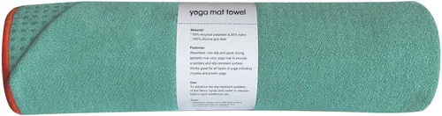 Miniatura 11 de Muka Toalla para esterilla de yoga con punto de agarre, antideslizante, absorbente de sudor, toalla para yoga, pilates, fitness, 72 x 24 pulgadas