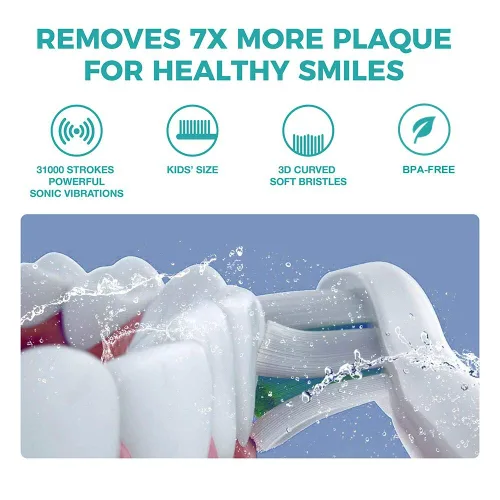 Miniatura 2 de Vekkia - Cepillos de dientes eléctricos para niños Azul