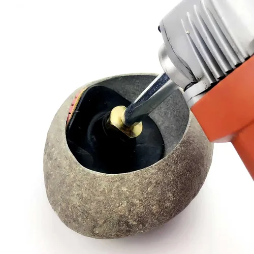Miniatura 17 de Almohadilla de respaldo de pulido de 4 pulgadas con base de goma para soporte de almohadilla de pulido de diamante, conector de gancho y bucle