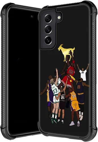 Miniatura 8 de Funda compatible con Samsung Galaxy S22, diseño de jugador de baloncesto 36 Galaxy S22 para niños y hombres, antiarañazos, a prueba de golpes
