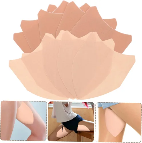 Miniatura 9 de 10 parches de roce para muslos, protección de fricción invisible para elástico para mayor comodidad, diseño discreto para correr, senderismo y más