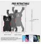 Miniatura 4 de Grefay Soporte para teléfono de bicicleta, soporte de teléfono para motocicleta con abrazadera de manillar para bicicleta, adecuado con iPhone 16 15