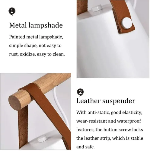 Miniatura 3 de Juego de dos lámparas de pared de madera fáciles de cargar, inalámbricas, recargables, con control remoto, de batería, de diseño moderno, pantalla