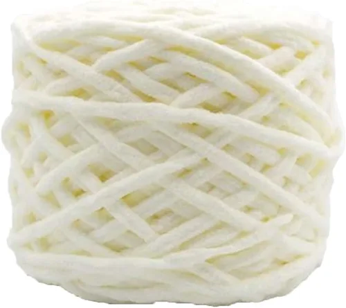 Miniatura 19 de Hilo de felpilla grueso y esponjoso, color negro, grueso, lavable, suave y cálido, hilo de punto a mano, hilo accesorio, 5.64 oz