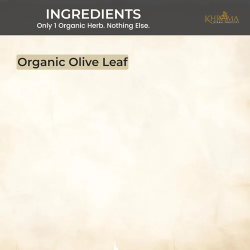Miniatura 2 de Khroma Herbal Products Hoja de olivo orgánica - Líquido de 2 oz en una botella de vidrio - 30 porciones