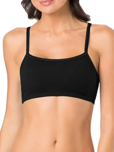 Miniatura 5 de Fruit of the Loom Women's Spaghetti Strap Cotton Pullover Sports Bra Value Pack