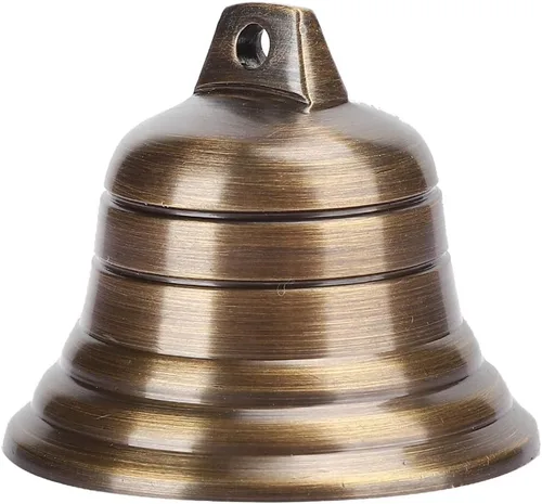 Cascabeles de bronce vintage, campanas pequeñas de cobre de 2 pulgadas, artesanías, colgantes de budismo, cascabeles para decoración de puerta del