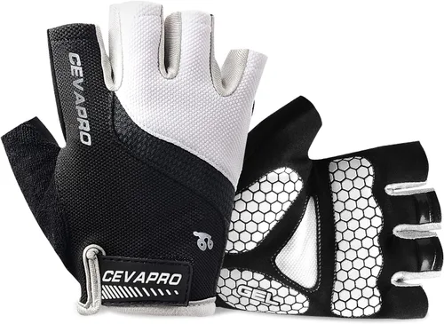 Cevapro Guantes de ciclismo para hombres y mujeres, guantes de bicicleta de montaña MTB, guantes de bicicleta con almohadilla antideslizante que