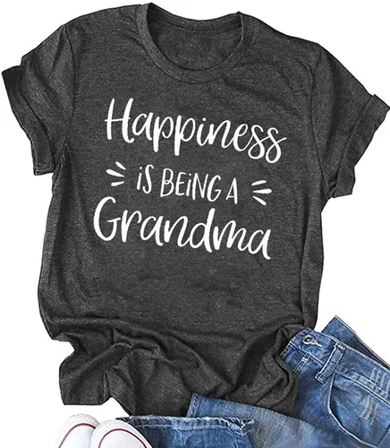 Gigi - Camisetas para la abuela para mujer, camisetas de regalo gigi, camisetas de manga corta con gráficos casuales Mimi