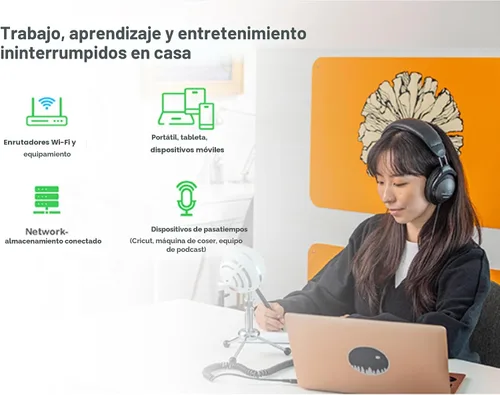 Miniatura 7 de APC Batería de respaldo UPS, UPS de 1050VA con 6 tomas de batería de respaldo, carga USB Tipo C, BE1050G3 Back-UPS