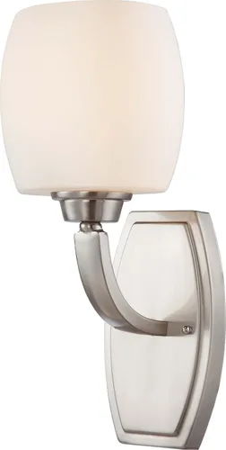 Miniatura 5 de Nuvo Lighting 60/4191 - Cúpula empotrada pequeña de helio con vidrio satinado, ubicación húmeda CUL, níquel cepillado