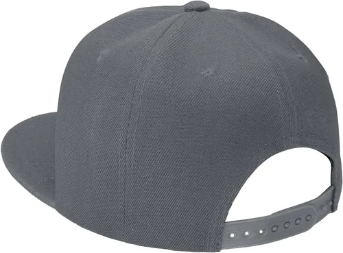 Miniatura 4 de Gorra clásica Snapback estilo Hip Hop plana en blanco, color sólido, tamaño ajustable