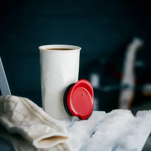 Miniatura 3 de Starbucks Taza facetada de doble pared, 10 onzas líquidas