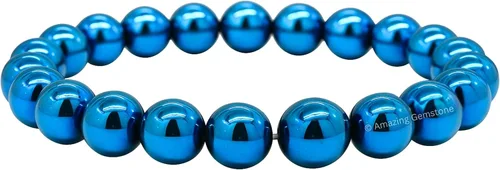 Miniatura 654 de Amazing Gemstone Pulsera de cristal para mujeres y hombres, pulsera de cristal curativo de protección, pulsera elástica con cuentas de piedras