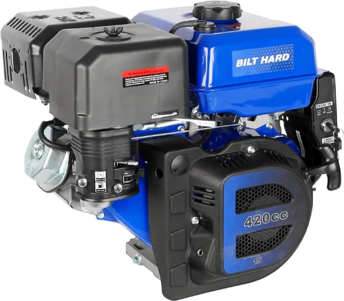 Miniatura 11 de Bilt Hard - Motor de gasolina de 7 caballos de fuerza con eje horizontal, motor de recambio OHV de grado industrial de 4 tiempos y 212 cc, eje