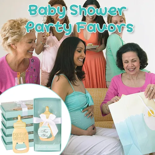 Miniatura 5 de 24 paquetes de abridores de botellas Poppin para regalos de baby shower, regalos de devolución para baby shower de niño, decoraciones y recuerdos