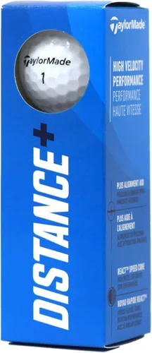 Miniatura 3 de TaylorMade Distance+ Logo - Pelotas de golf personalizadas con logotipo personalizado (Set de 12)