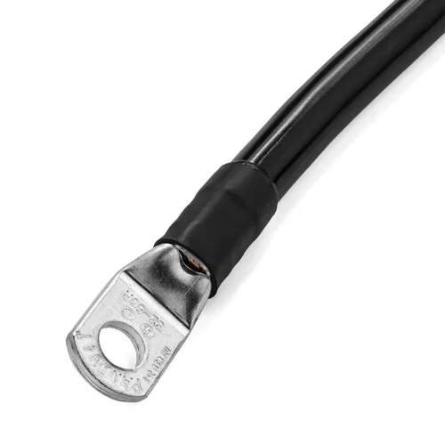 Miniatura 14 de Spartan Power - Cable de batería rojo de 9 pulgadas, 1/0 AWG, 5/16 pulgadas M8, fabricado en EE. UU. Rojo 3 ft 1/0 AWG - 5/16