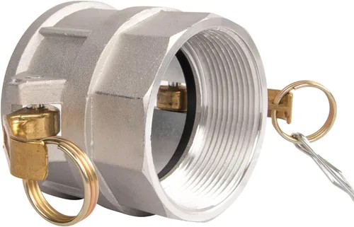 Miniatura 3 de 2 piezas de accesorios de bloqueo de leva fundida por gravedad de aluminio (3 pulgadas parte D) de manguera de leva y ranura, acoplador hembra X