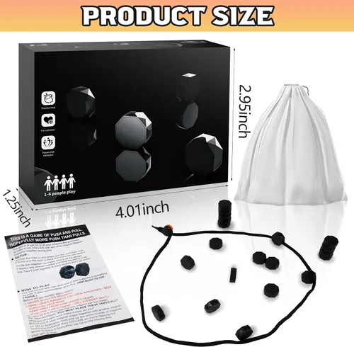 Miniatura 2 de Juego de ajedrez con 20 piedras, juego de ajedrez de plástico para adolescentes y adultos, regalos de Pascua, juegos de viaje, divertido juego