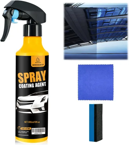Kit de aerosol de revestimiento nano para automóvil de 10.1 fl oz, revestimiento de cerámica nano hidrofóbico, protección de pintura automática,