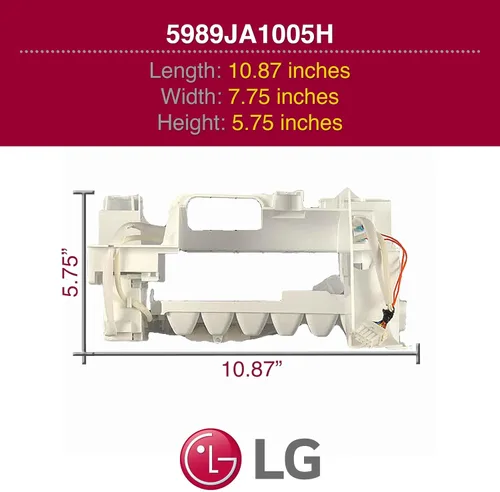 Miniatura 9 de LG AJU73753101 Conjunto de válvula de entrada de agua original OEM para refrigeradores LG