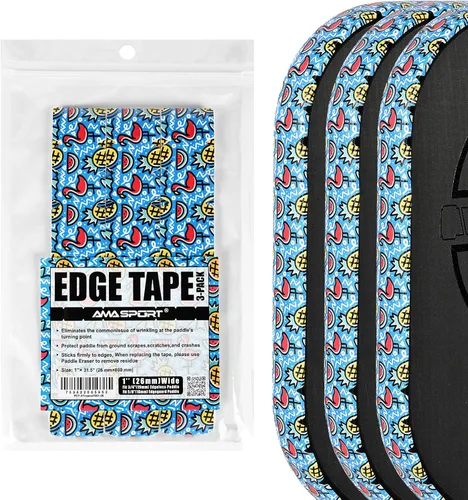 Miniatura 50 de PICKLETECH Pickleball Edge Guard Tape – Pink Unicorn Pattern Edge Tape for Pickleball Paddle - Fit Perfectly Curved Edge - No Wrinkling Sonrisa verde