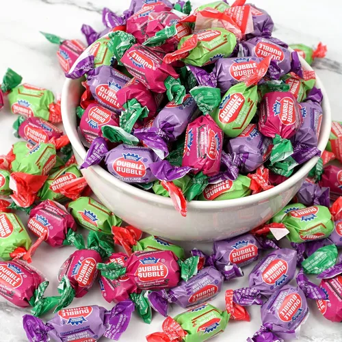 Miniatura 5 de Hampton Popcorn & Candy Company - Goma de mascar con sabor a fruta doble surtido, bolsa a granel de 1 libra (aproximadamente 70 piezas) - Goma