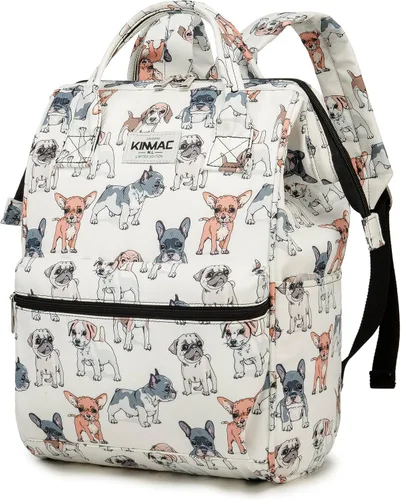 Miniatura 12 de Kinmac Mochila para portátil de estilo abierto para laptop de hasta 15.6 pulgadas, para hombres y mujeres, mochila de viaje al aire libre