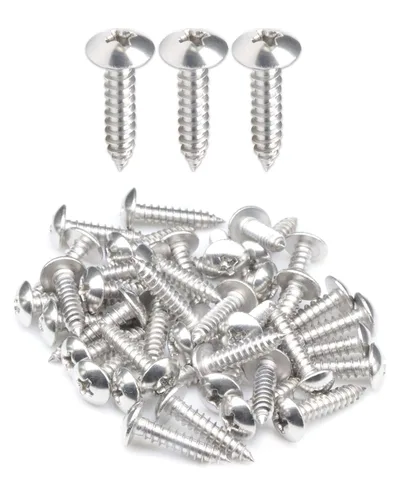 IMScrews 200 tornillos para madera con cabeza Phillips inoxidable 304 de truss #8 x 3/4 "(20mm)