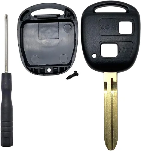 Miniatura 2 de Funda de repuesto para llavero sin chip para Toyota Land Cruiser Corolla Camry Prado FJ Cruiser con hoja TOY43