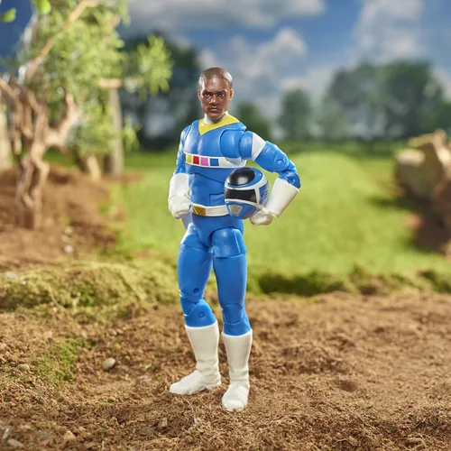 Miniatura 8 de Power Rangers Lightning Collection in Space Blue Ranger & Galaxy Glider - Figura de acción coleccionable de 6 pulgadas, múltiples accesorios