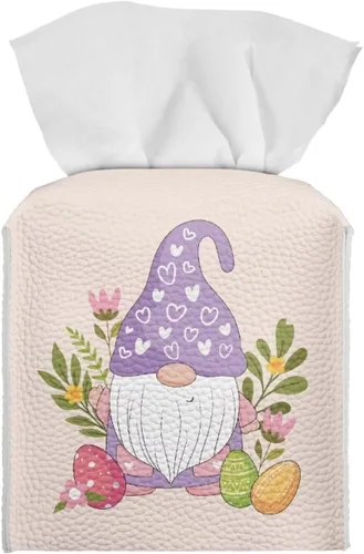 Miniatura 12 de Lindas decoraciones de ajolote con estampado de animales, caja de pañuelos de cuero, soporte de Navidad, organizador de papel de seda impermeable
