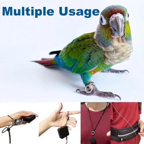 Miniatura 3 de Arneses de pájaros manos libres adecuados para ciclismo y conducción al aire libre y cinturones cangurera autoretráctil correa de pájaro suirtable