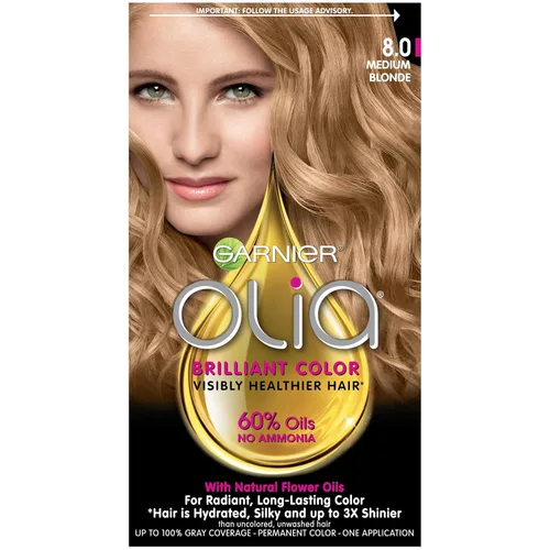 Miniatura 36 de Garnier Olia Tinte de cabello sin amoníaco [5.60] rojo granate medio, 1 unidad 5.6 Rojo granate medio