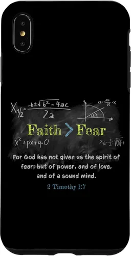Miniatura 11 de Faith > Fear 2 Timothy 1:7 Christian Verse Math Equation Case for iPhone 17
