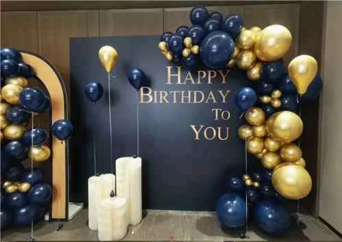 Miniatura 4 de MEBAY Kit de arco de globos negro, rojo y dorado, 141 unidades, globos negros mate, rosa intenso y dorados metálicos, confeti de oro